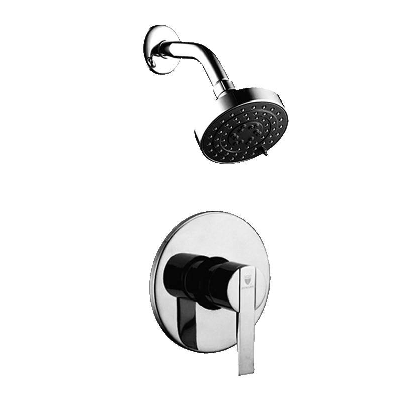 Modena Wall Mount Bathroom Rain Shower Set